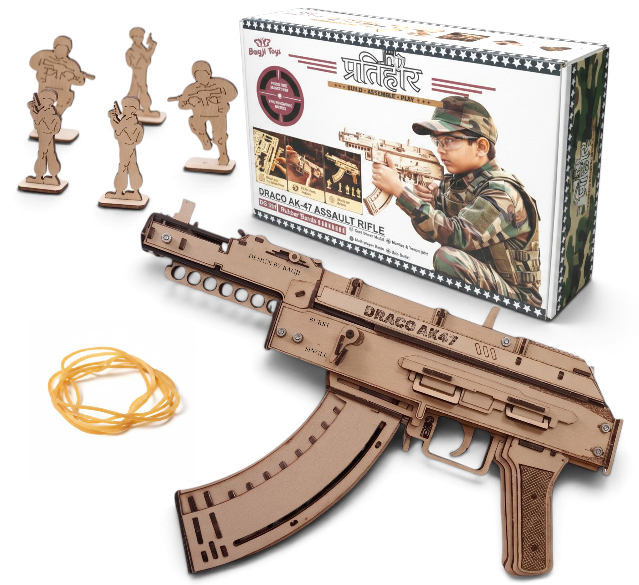Draco AK47 wooden DIY model