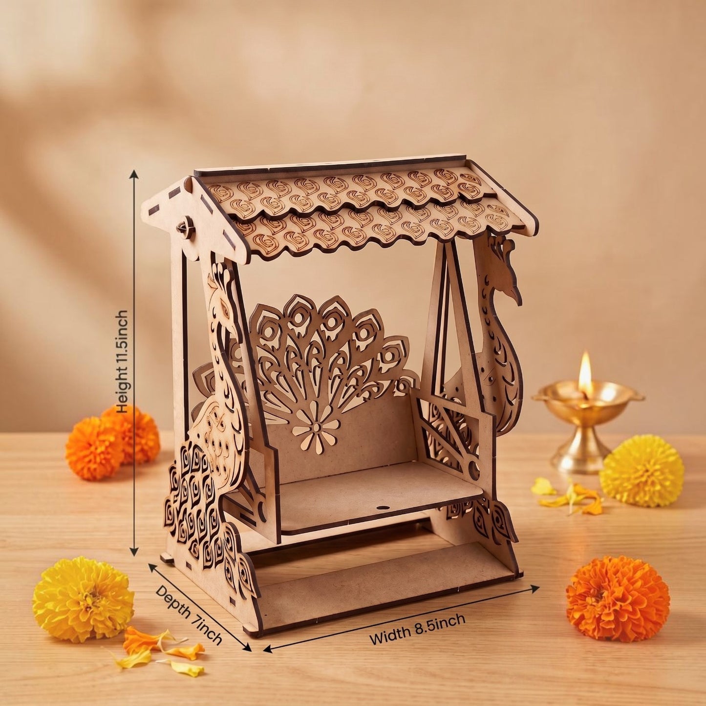 Krishna Jhula DIY Wooden Painting Kit