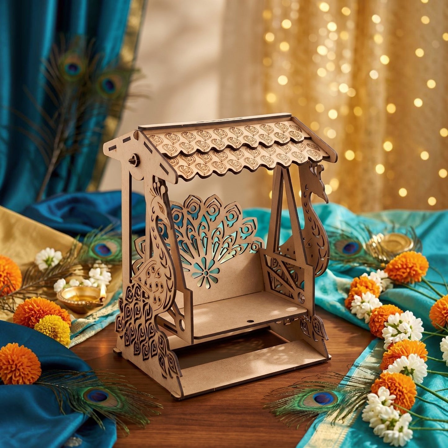 Krishna Jhula DIY Wooden Painting Kit